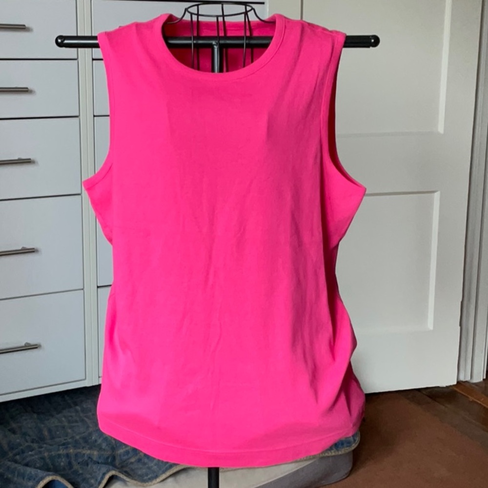 Duluth Trading Co Pink Sleeveless Muscle Tee